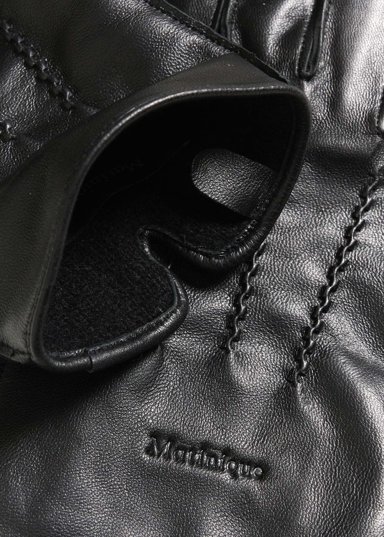 Trewy Leather gloves Black
