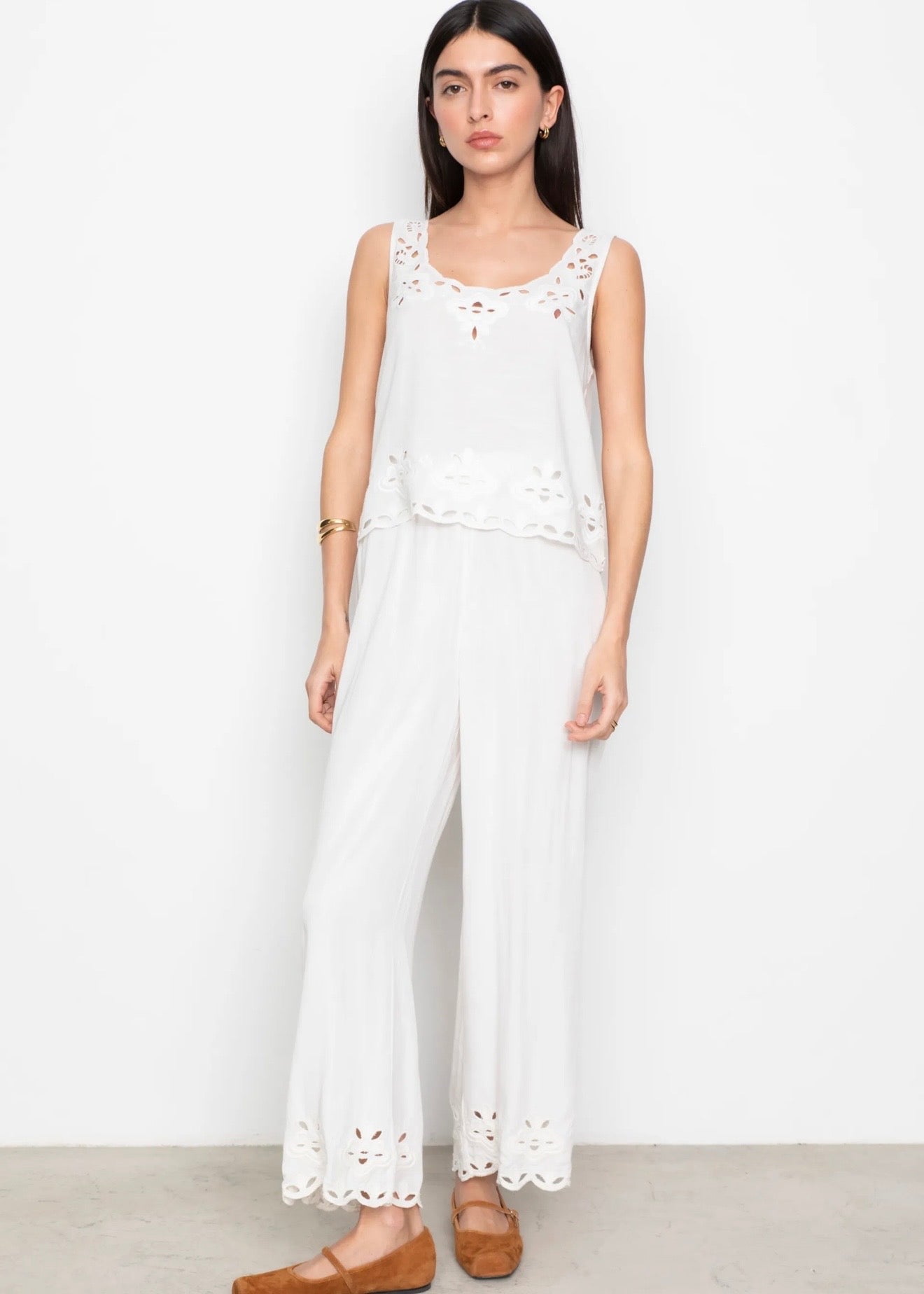 Everly Trouser White