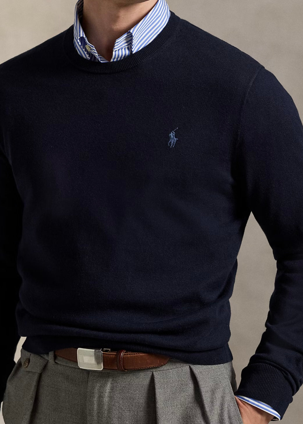 Ralph Lauren Cotton Cashmere sweater - Navy