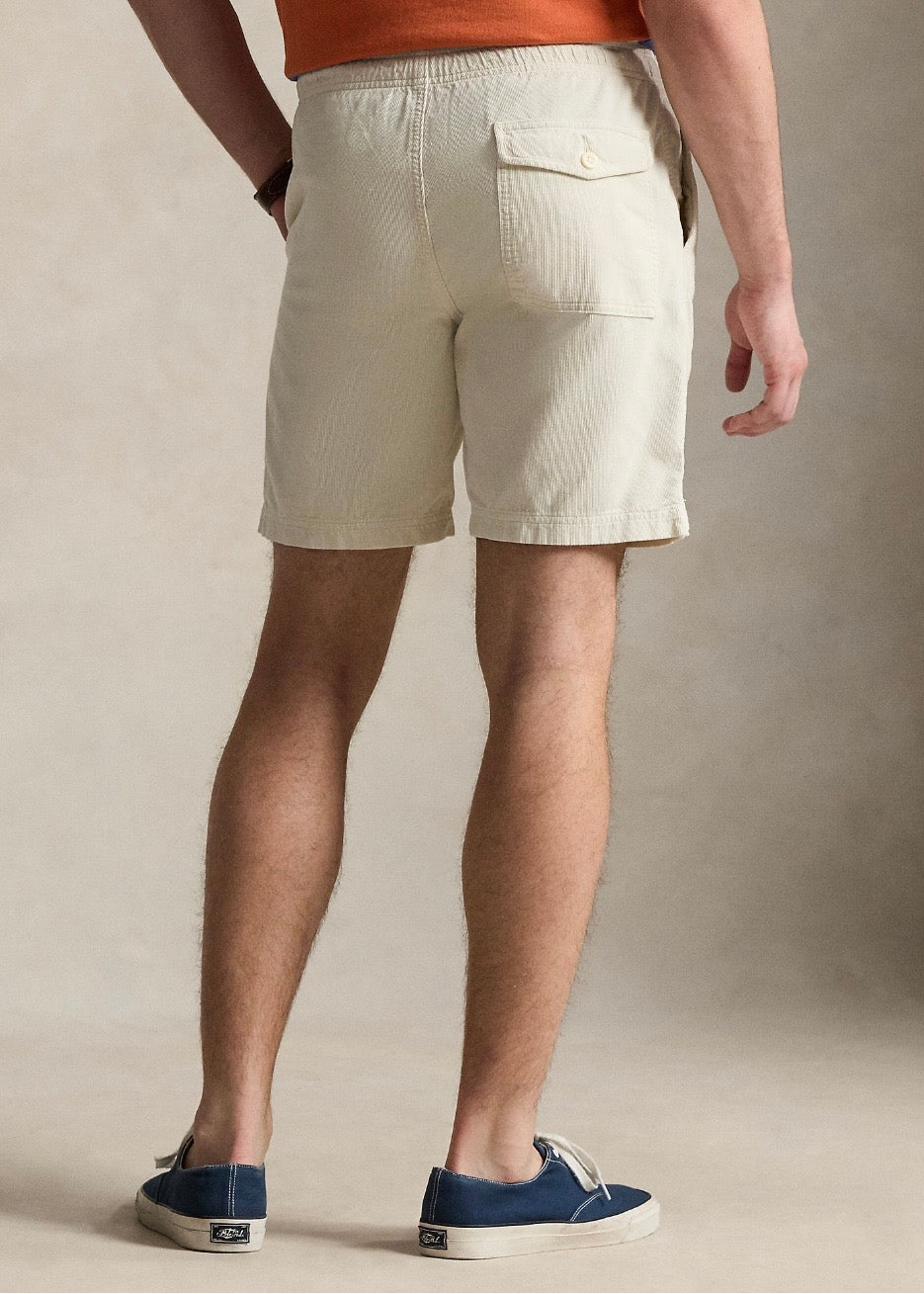 Classic Fit Corduroy Shorts Warm Cream