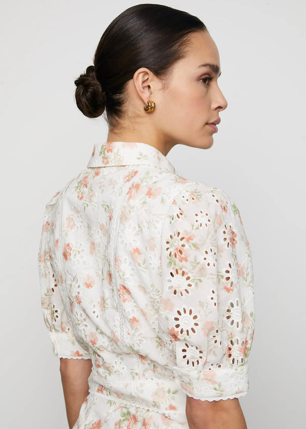 Camilla Pihl Juno dress - White Rose Print