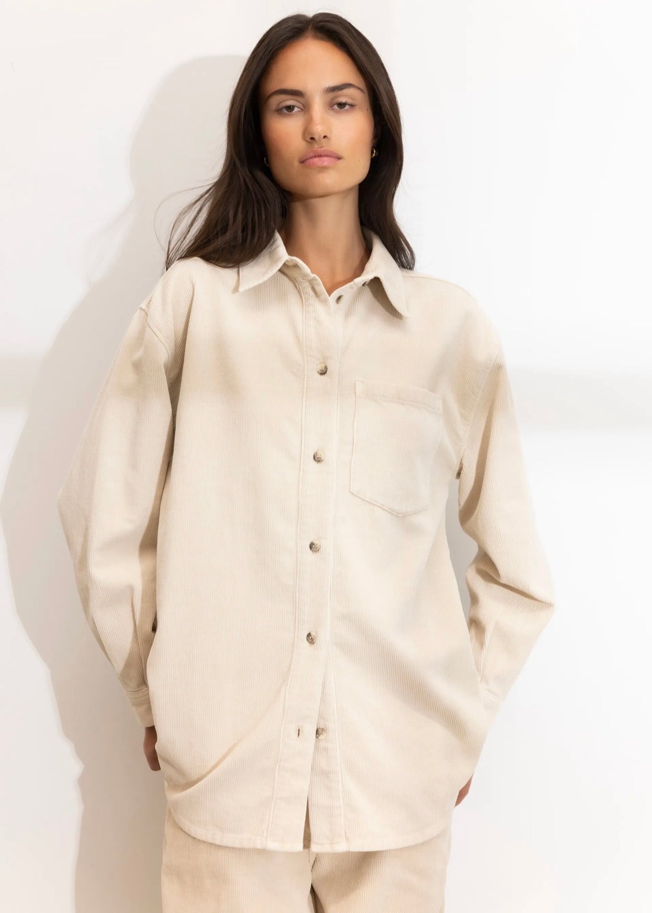 Alex Cord Shirt Greige