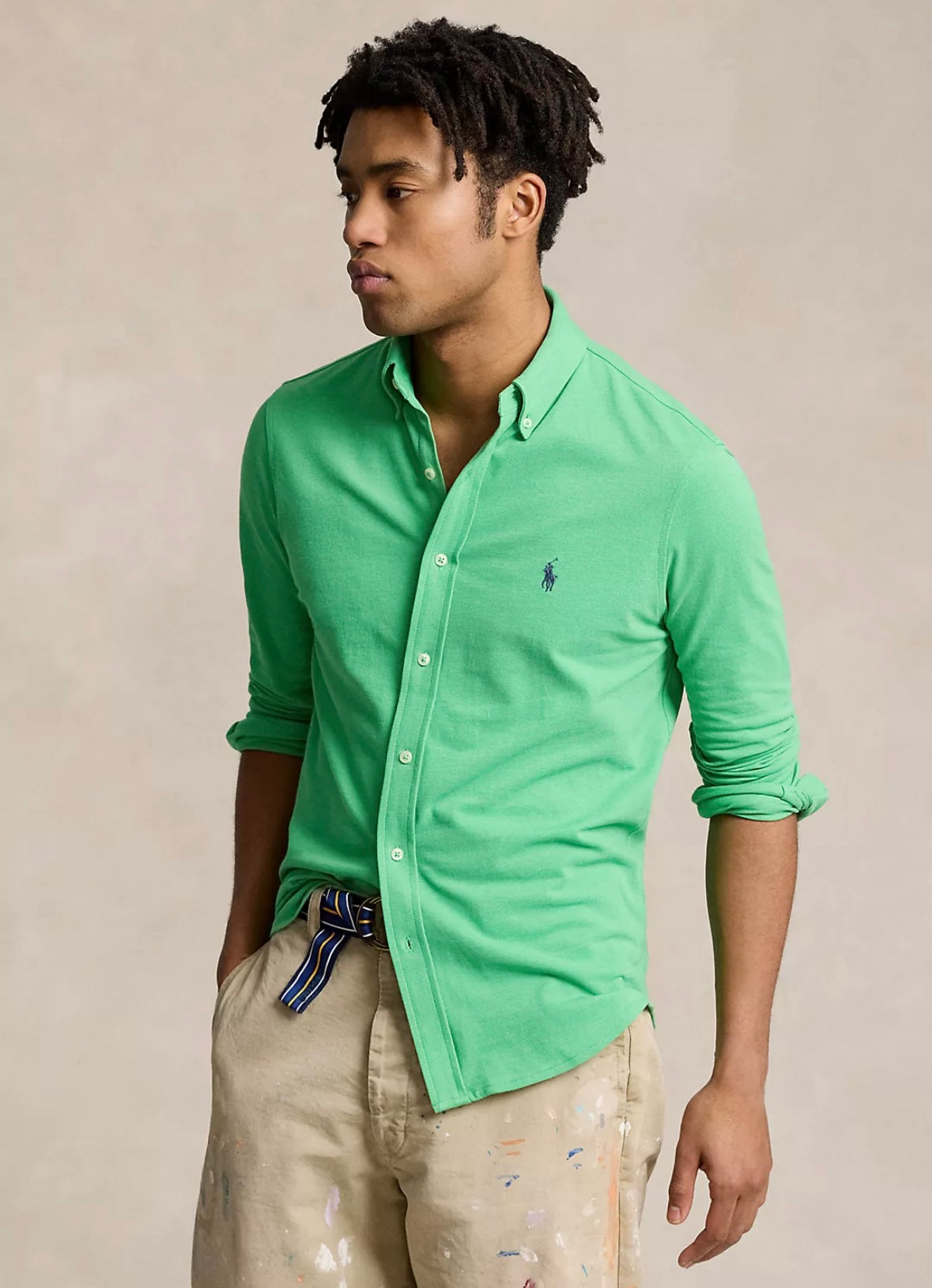 Polo Ralph Lauren Mesh shirt - Classic Kelly