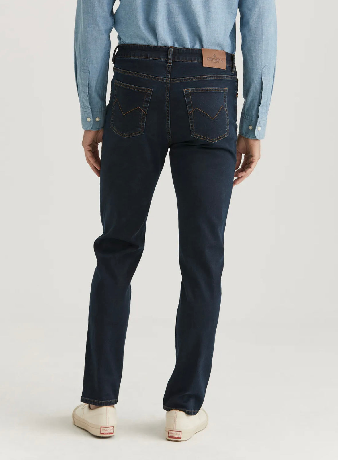 Morris James Satin Jeans - Rinse Wash