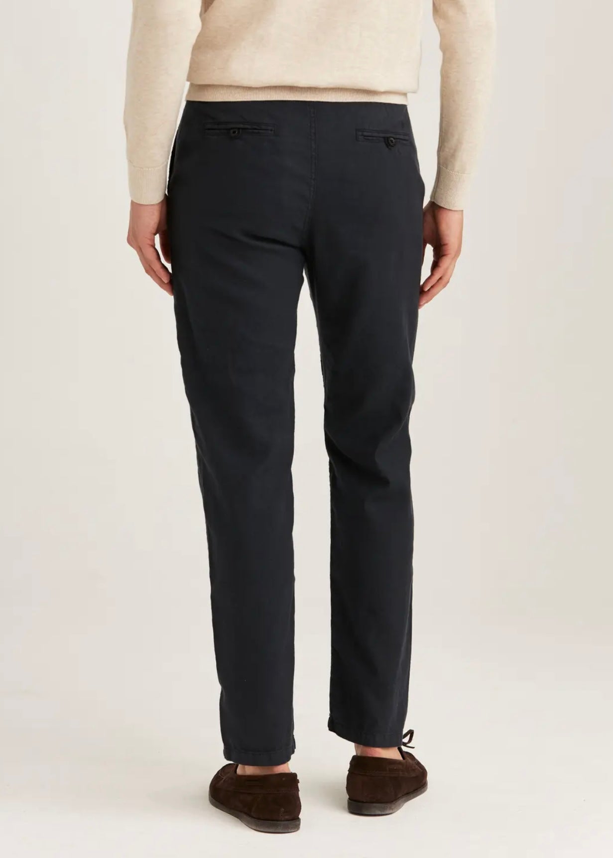 Morris Fenix Linen trouser - Blue