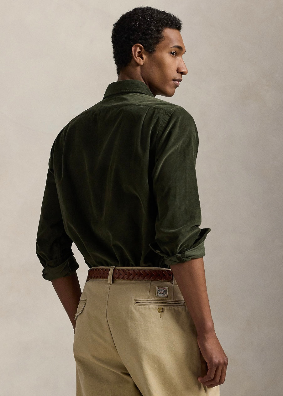 Corduroy shirt Estate Olive