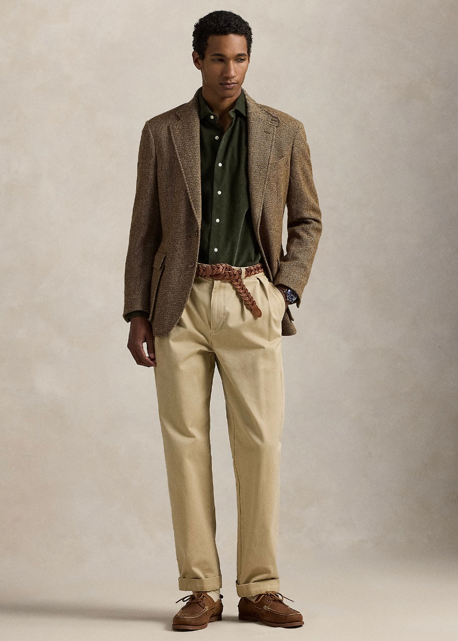 Corduroy shirt Estate Olive