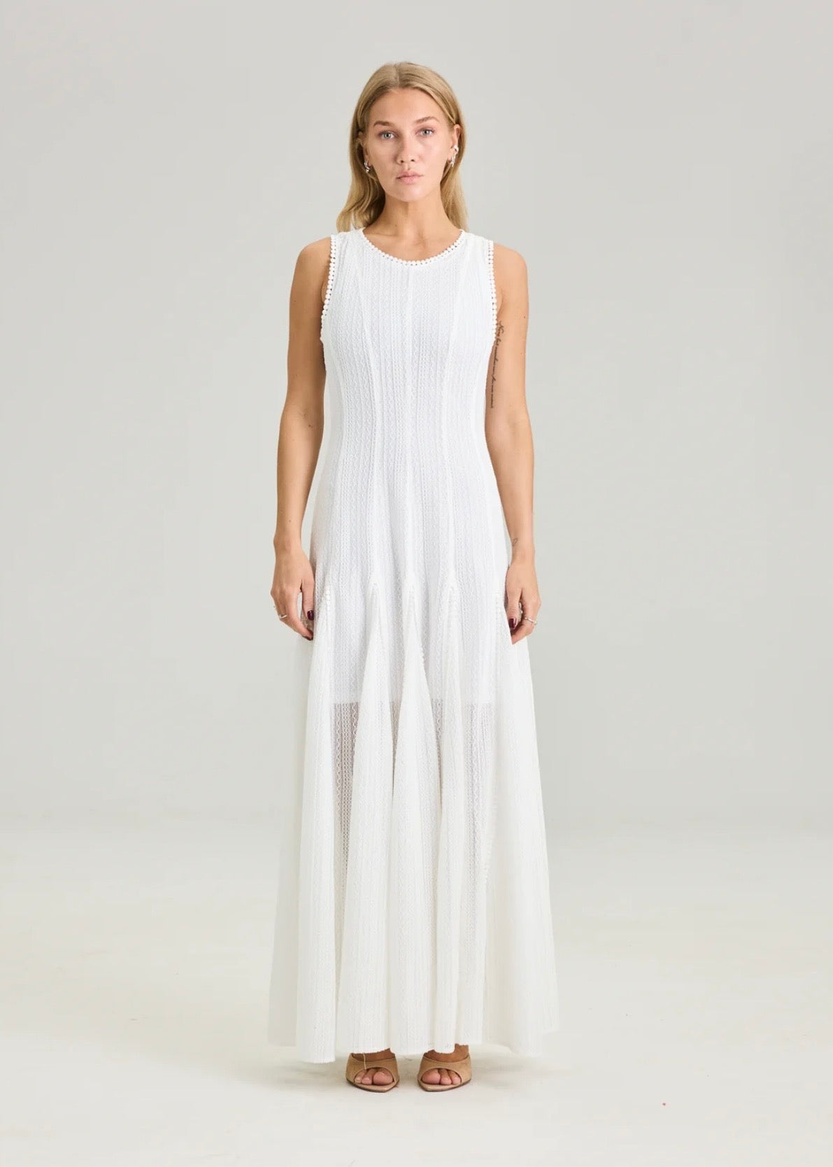 Amber Dress Offwhite