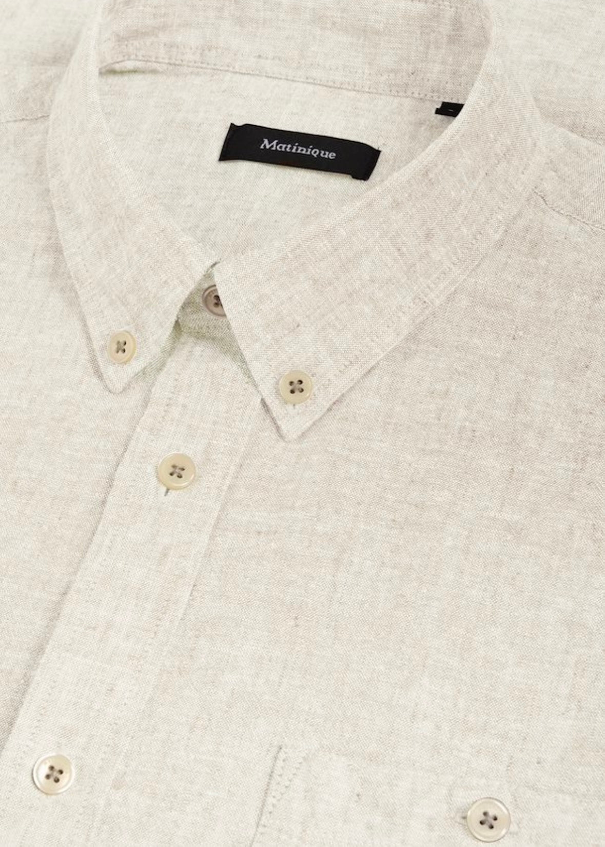 Matinique Trostol BD shirt - Plaza Taupe