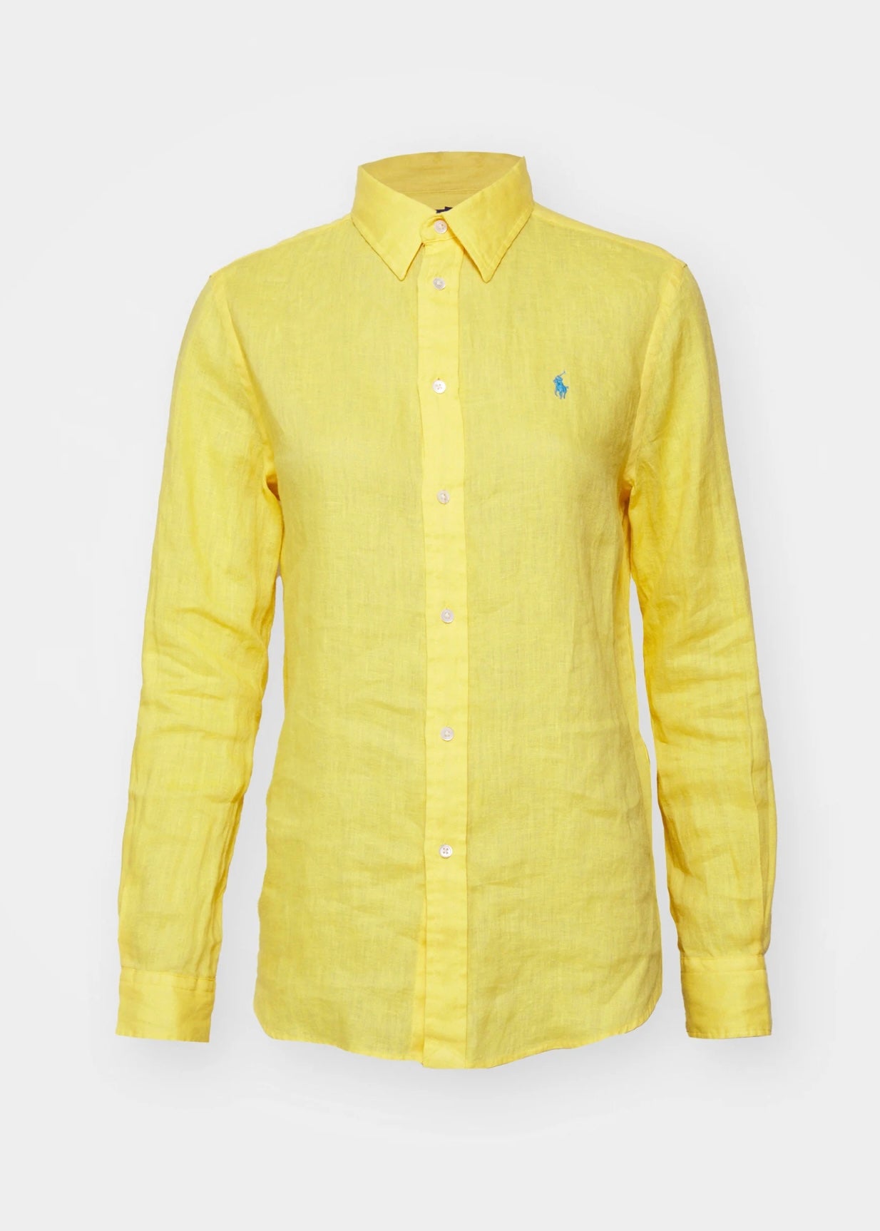 Classic Fit Linen Shirt Sunfish Yellow