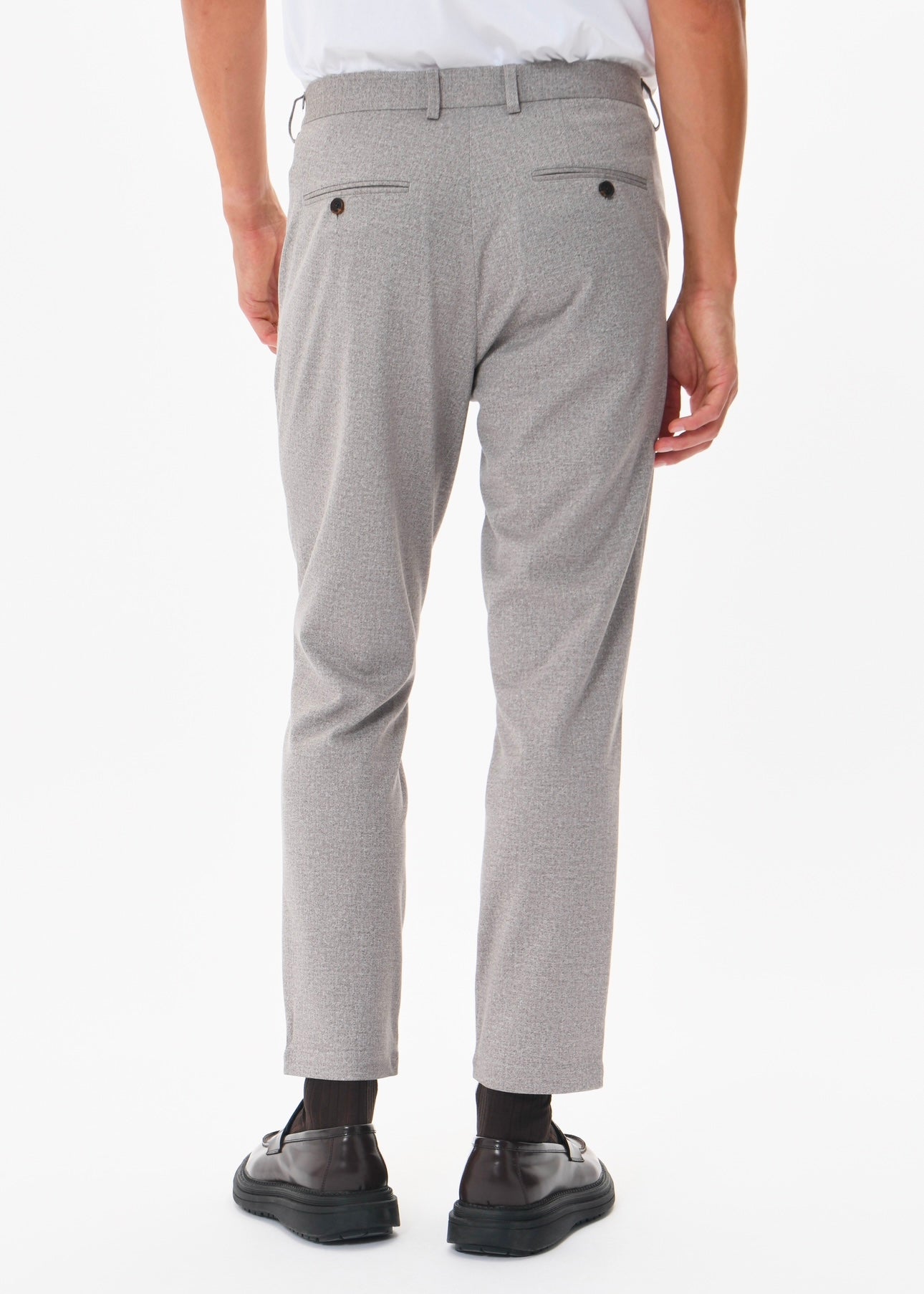 Matinique Liam Jersey pants - Walnut Melange