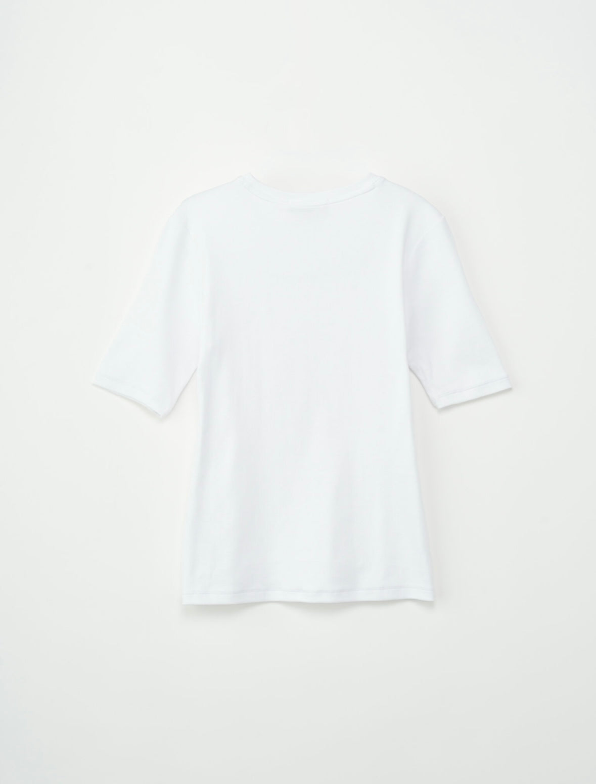 Marianne Rib Tee White