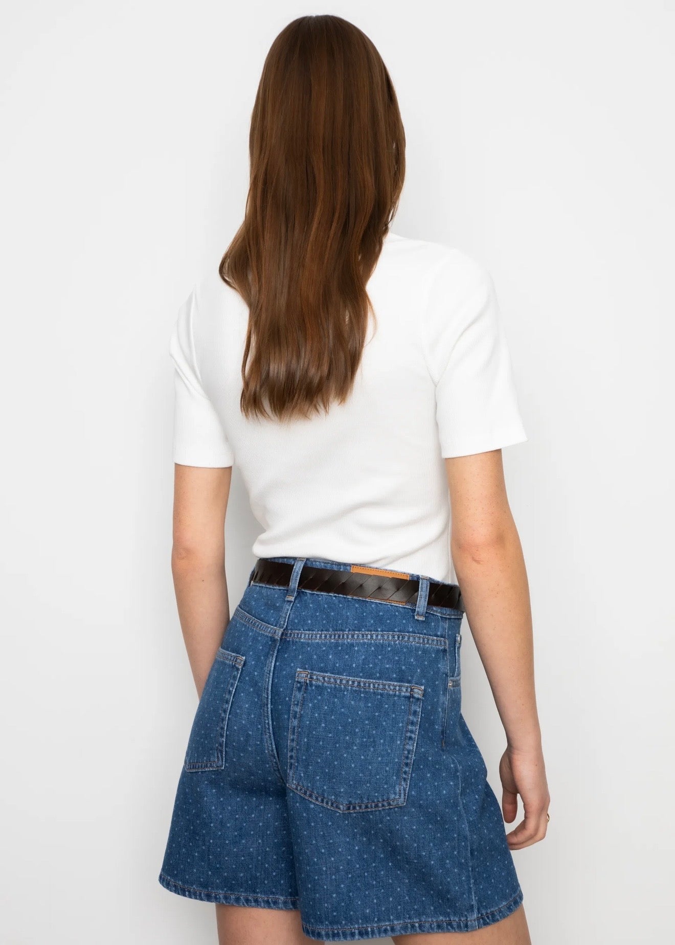 Lyle Shorts Mid Blue Dot