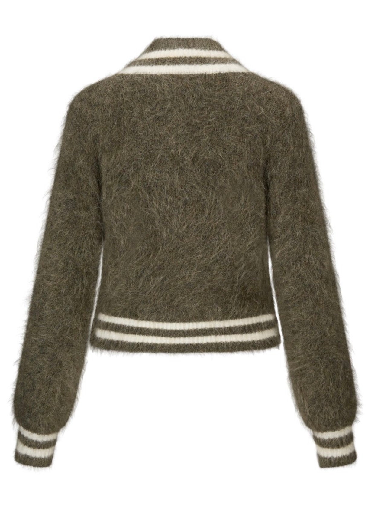 Twiggy Chunky cardigan Moss Green