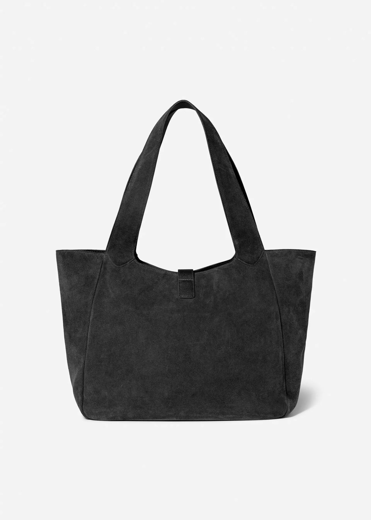 Lucille Tote bag Large Black Suede