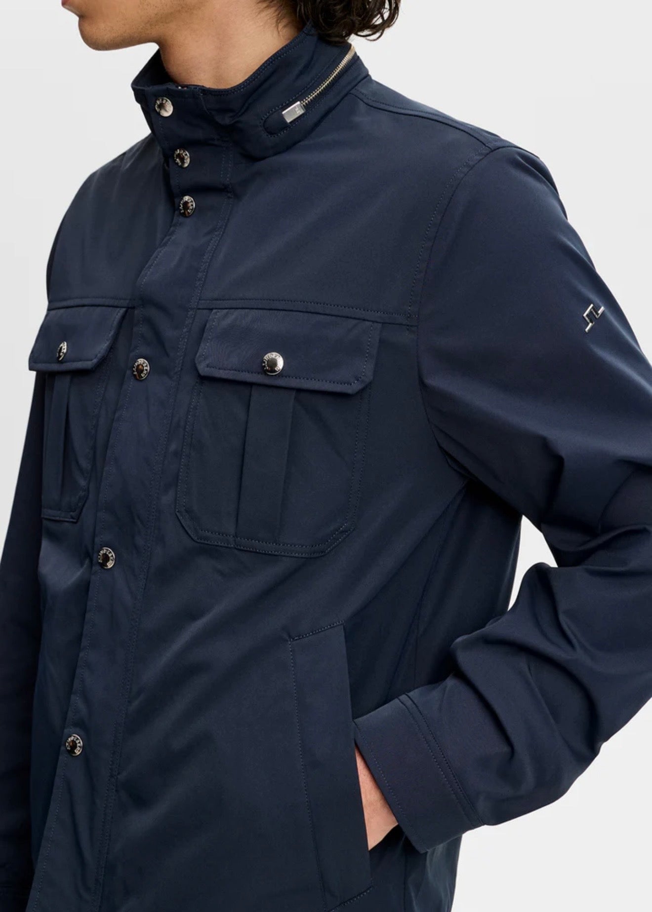 Bailey Recy Poly Jacket Navy
