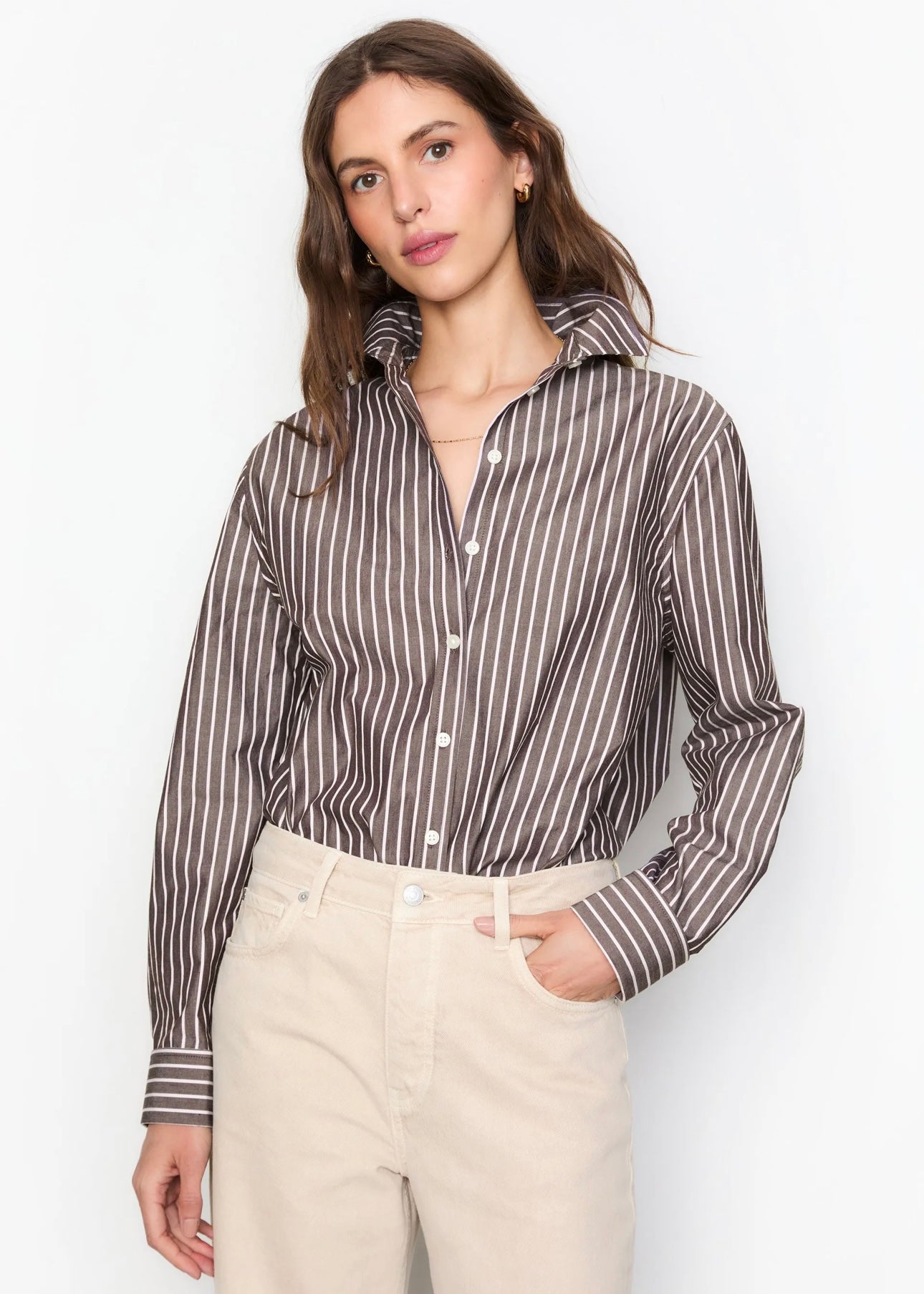 Fritilia shirt Dark Brown