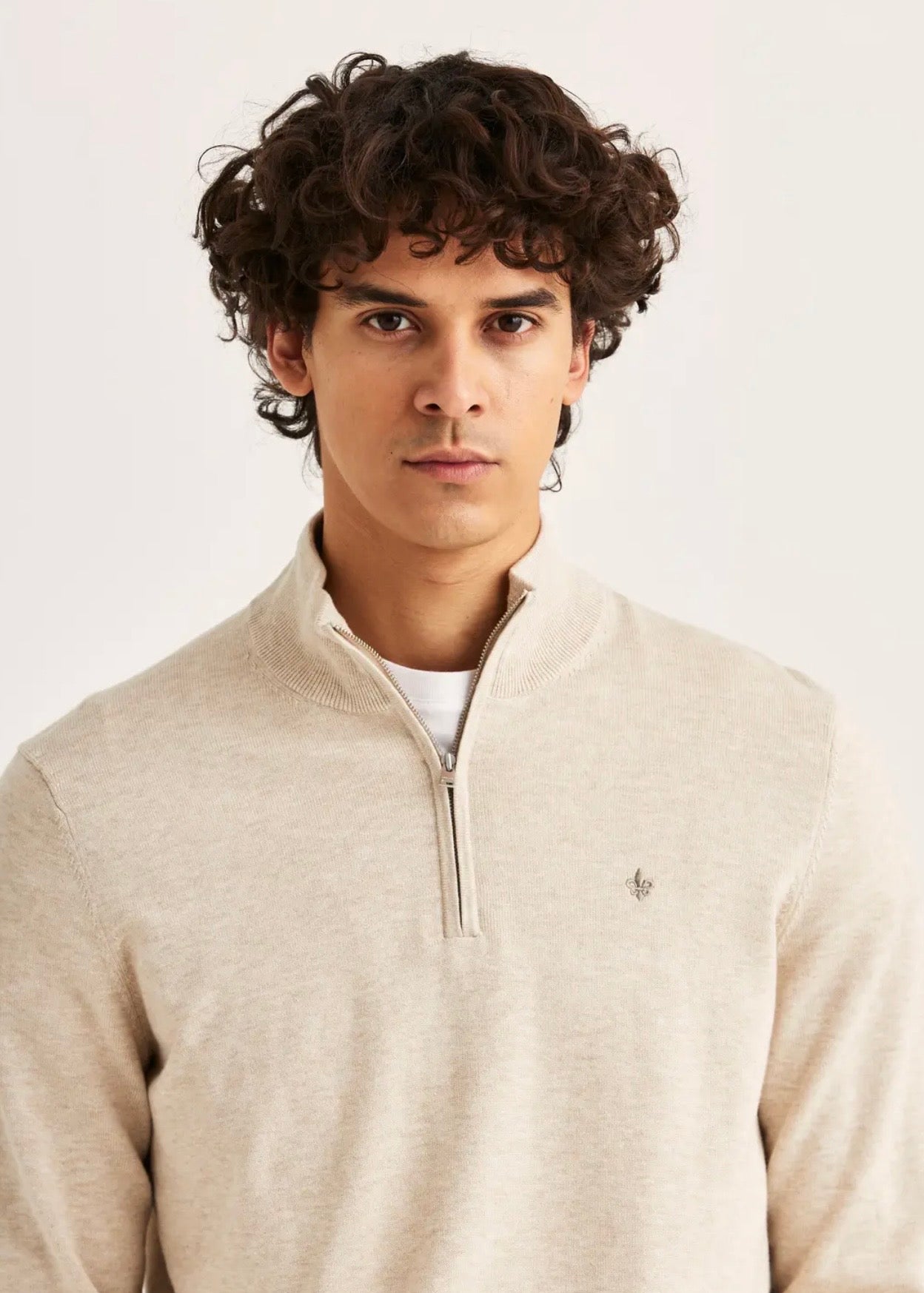 Riley Half Zip Khaki