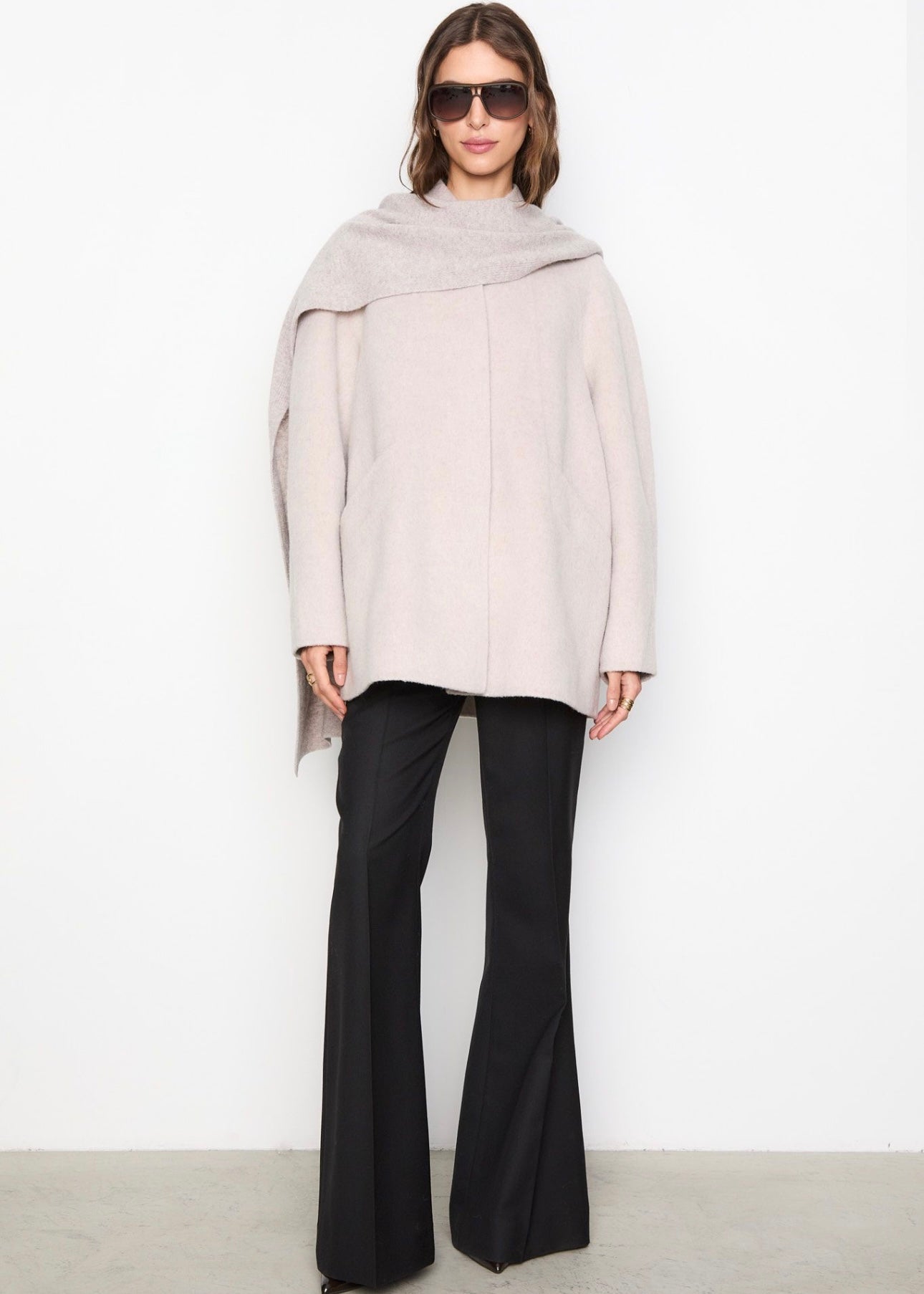 Margaret jacket Greige Melange