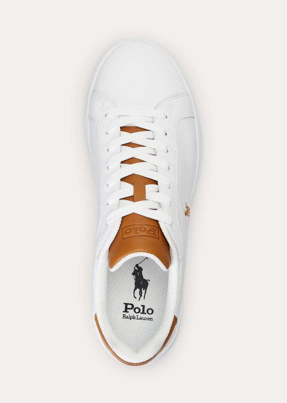 Heritage Court Leather Sneakers White