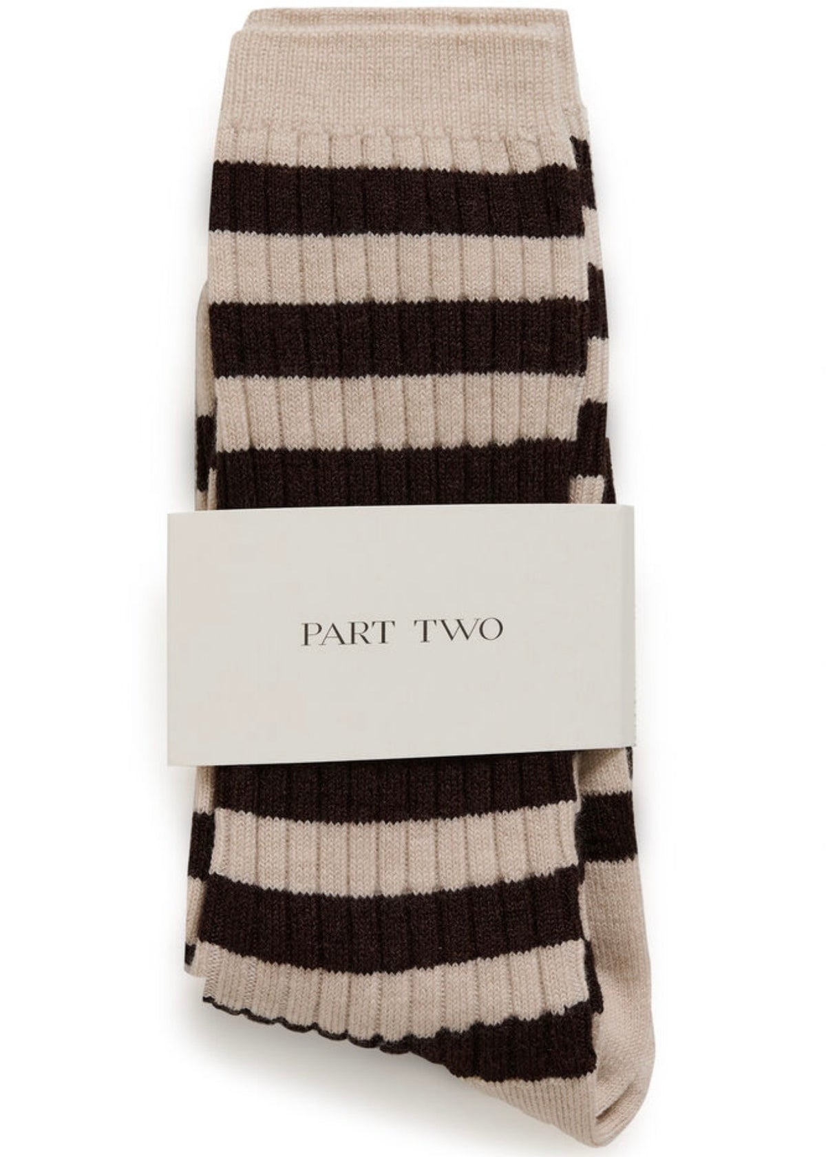 Dorin Socks Brown Stripe