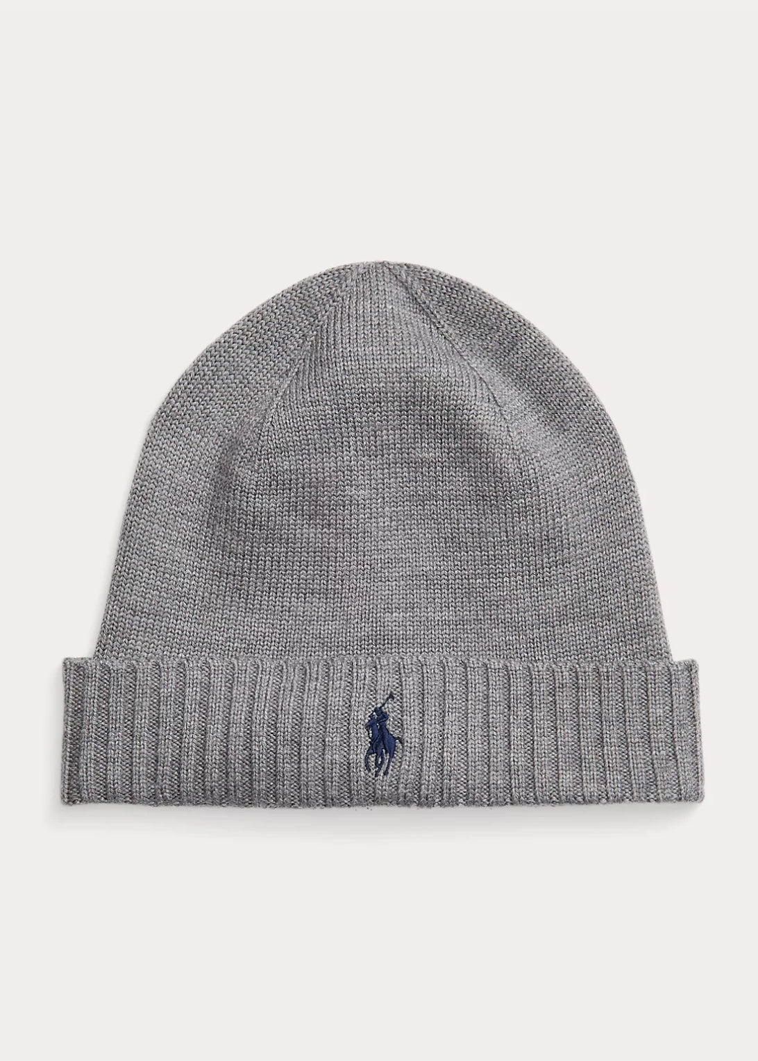 Wool Beanie Fawn Grey Heather