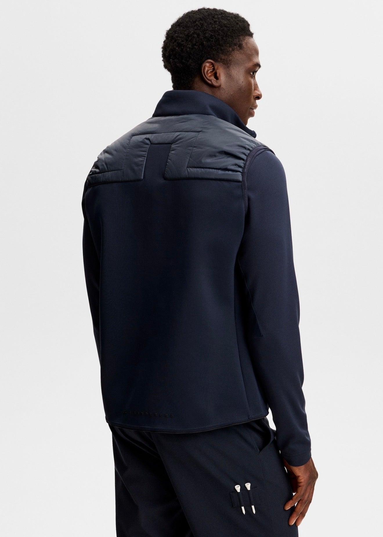 Heyden Quilt Hybrid Vest Navy