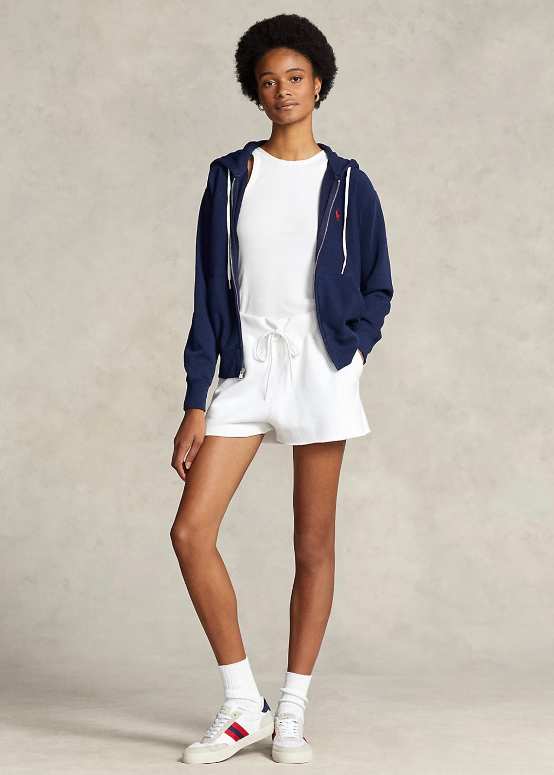 Zip hoodie Cruise Navy