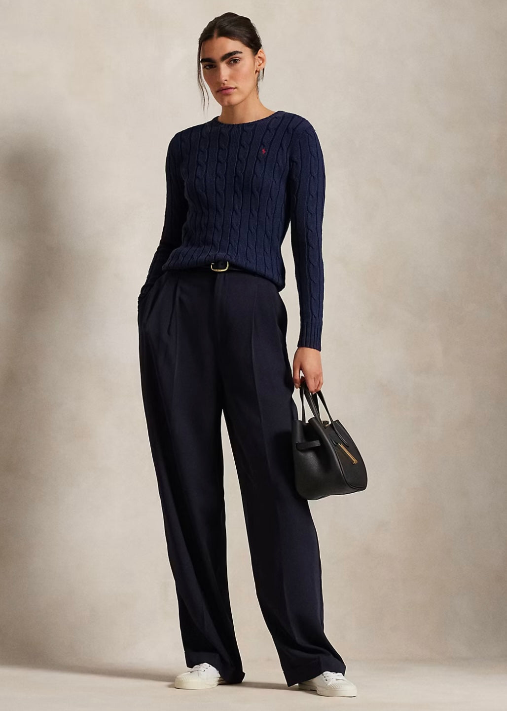 Polo Ralph Lauren Cotton Cable sweater - Navy