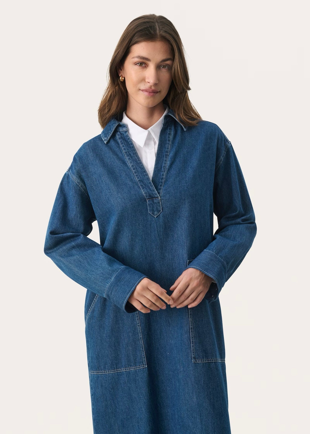 Part Two Lolla dress - Medium Blue Denim