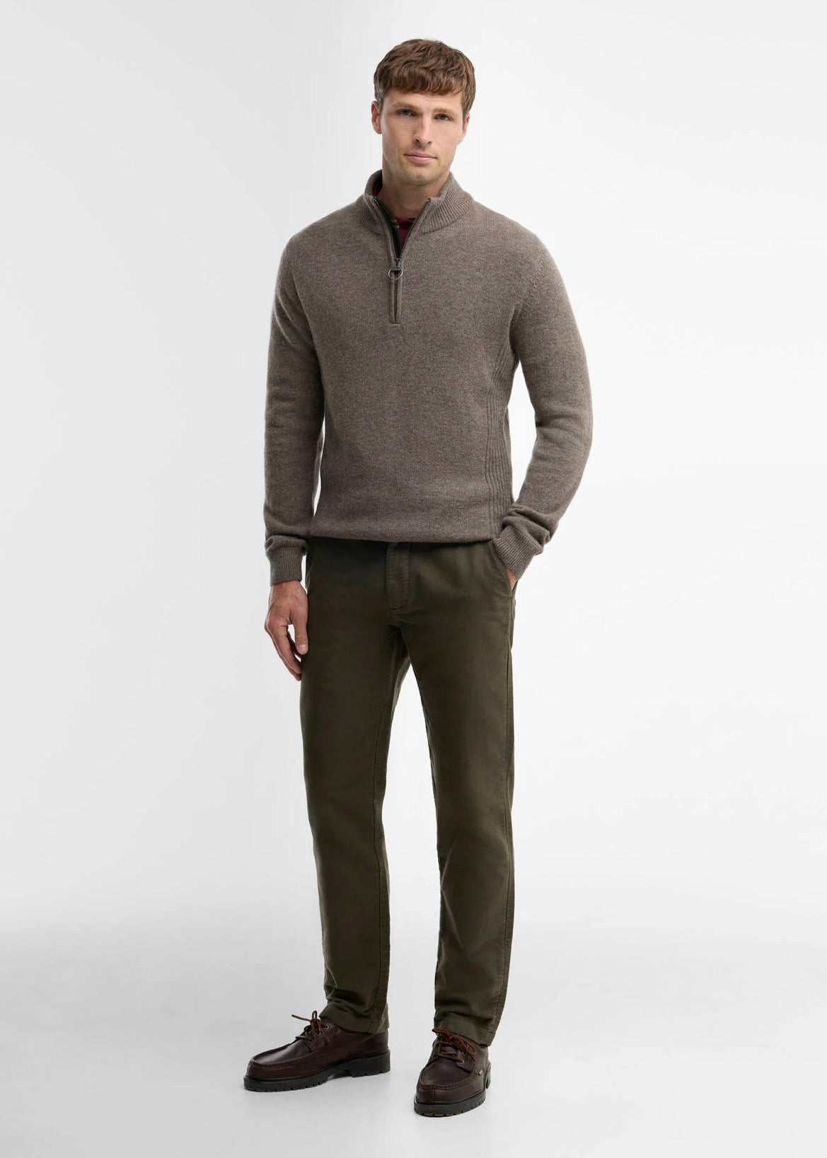 Holden Half Zip Military Marl