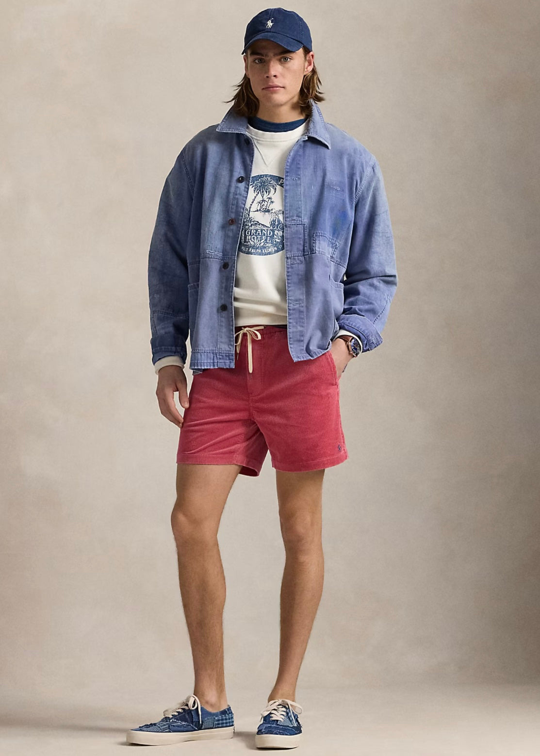 Ralph Lauren Cord shorts - Adirondack Berry