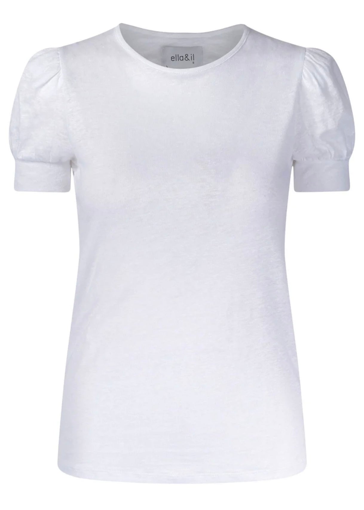 Ella&il Madeleine Linen tee - White