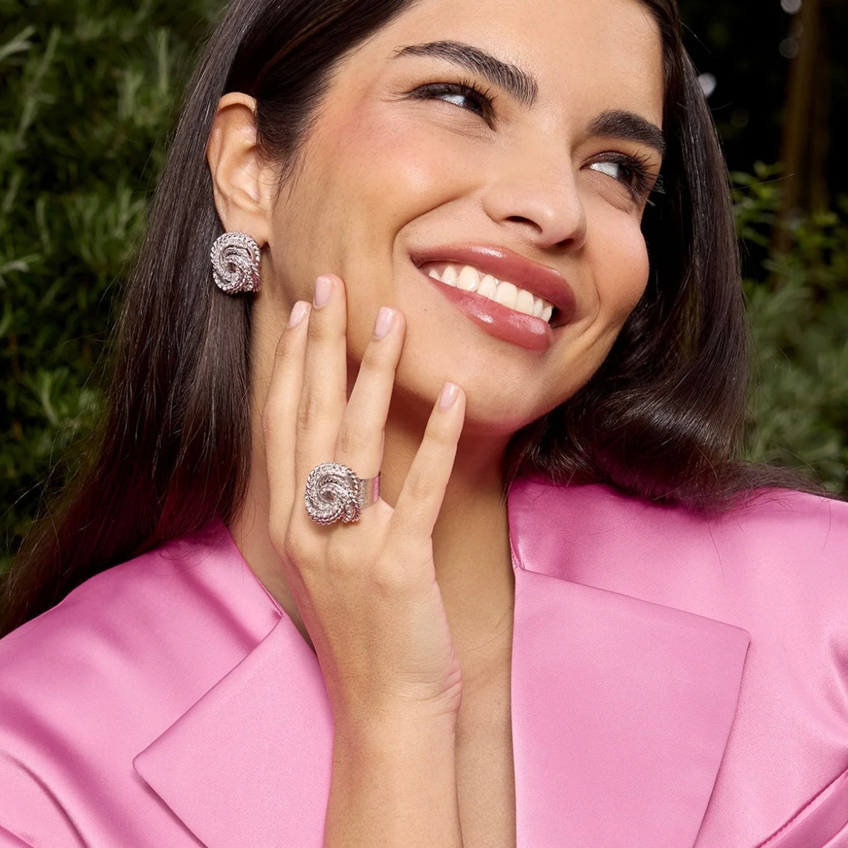 Juliette Earrings Rhodium