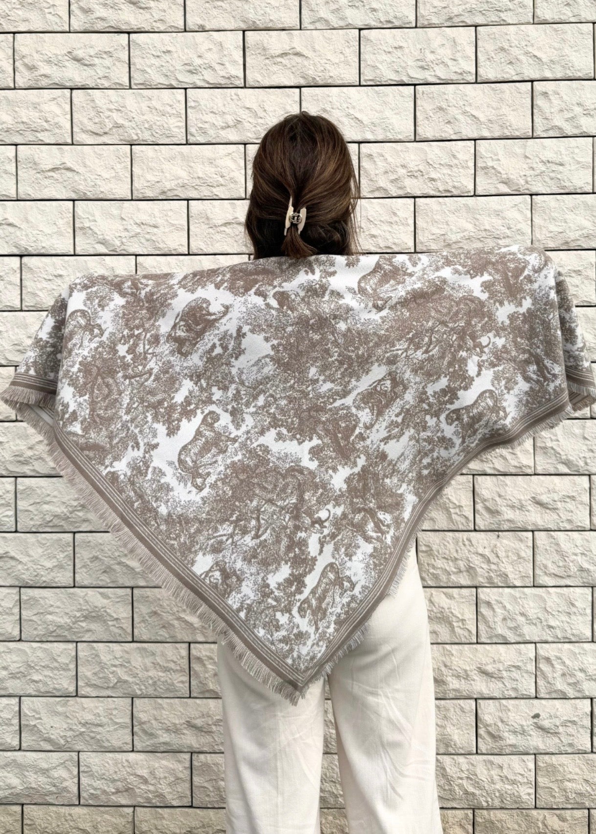 Charlene Scarf Taupe