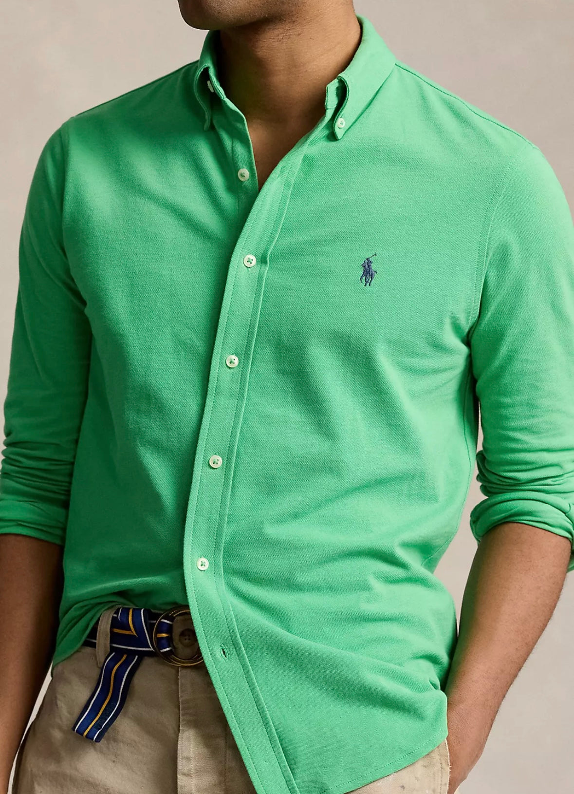 Polo Ralph Lauren Mesh shirt - Classic Kelly
