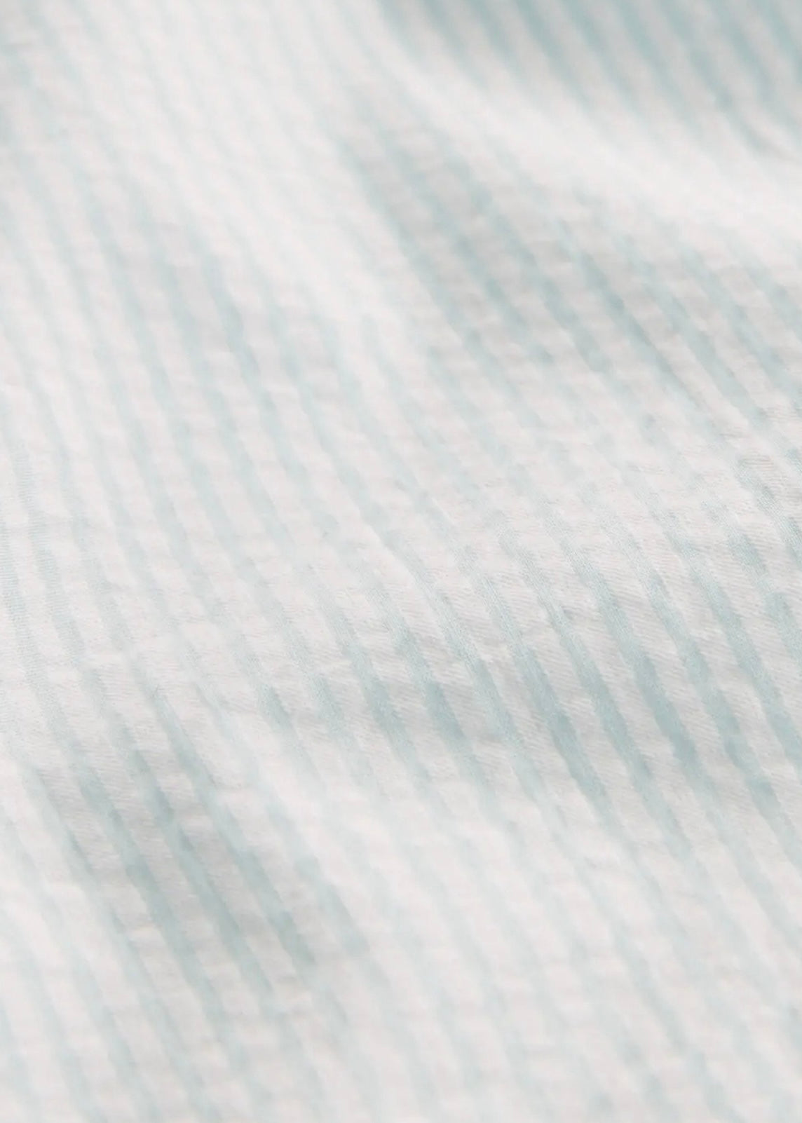 Morris Seersucker shirt - Turquoise