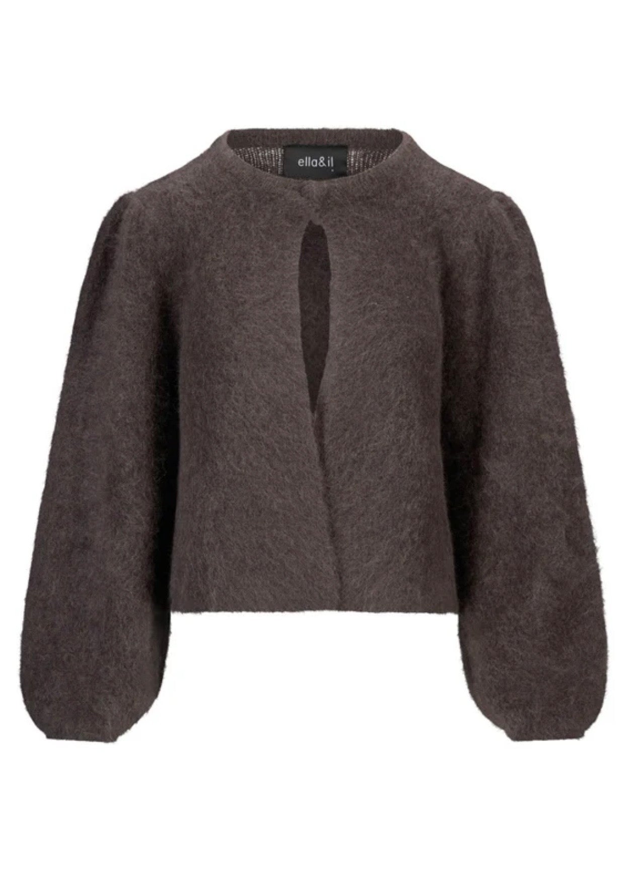 Amelia Chunky Cardigan Dark Brown
