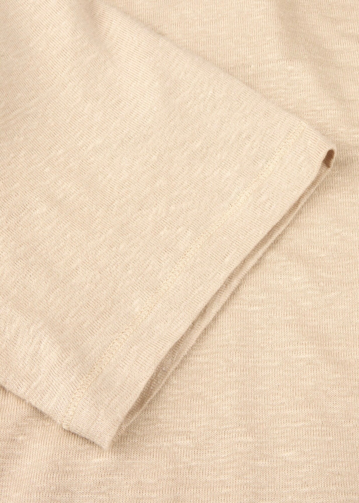 Linen Polo Shirt Light Beige