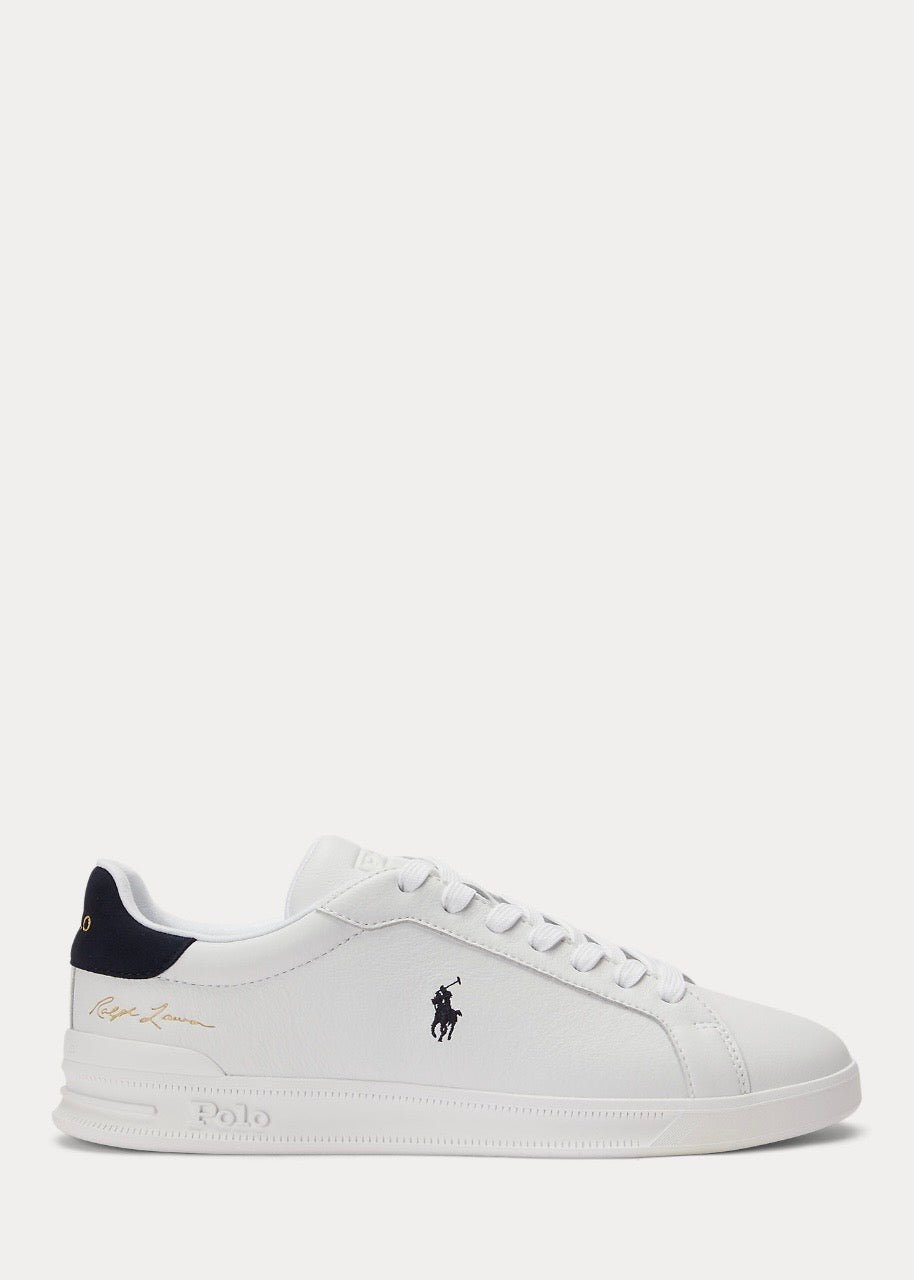 Heritage Court Leather Sneakers White