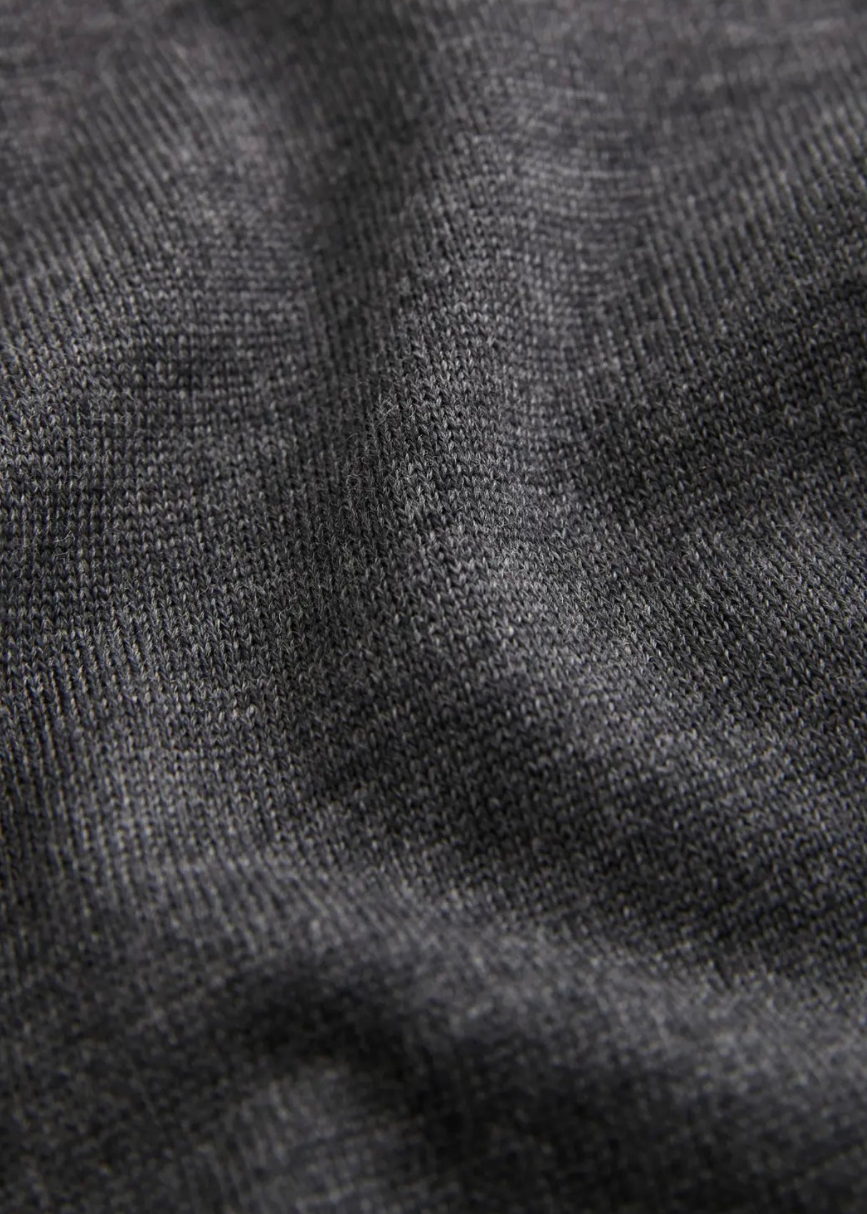 Merino John zip Grey