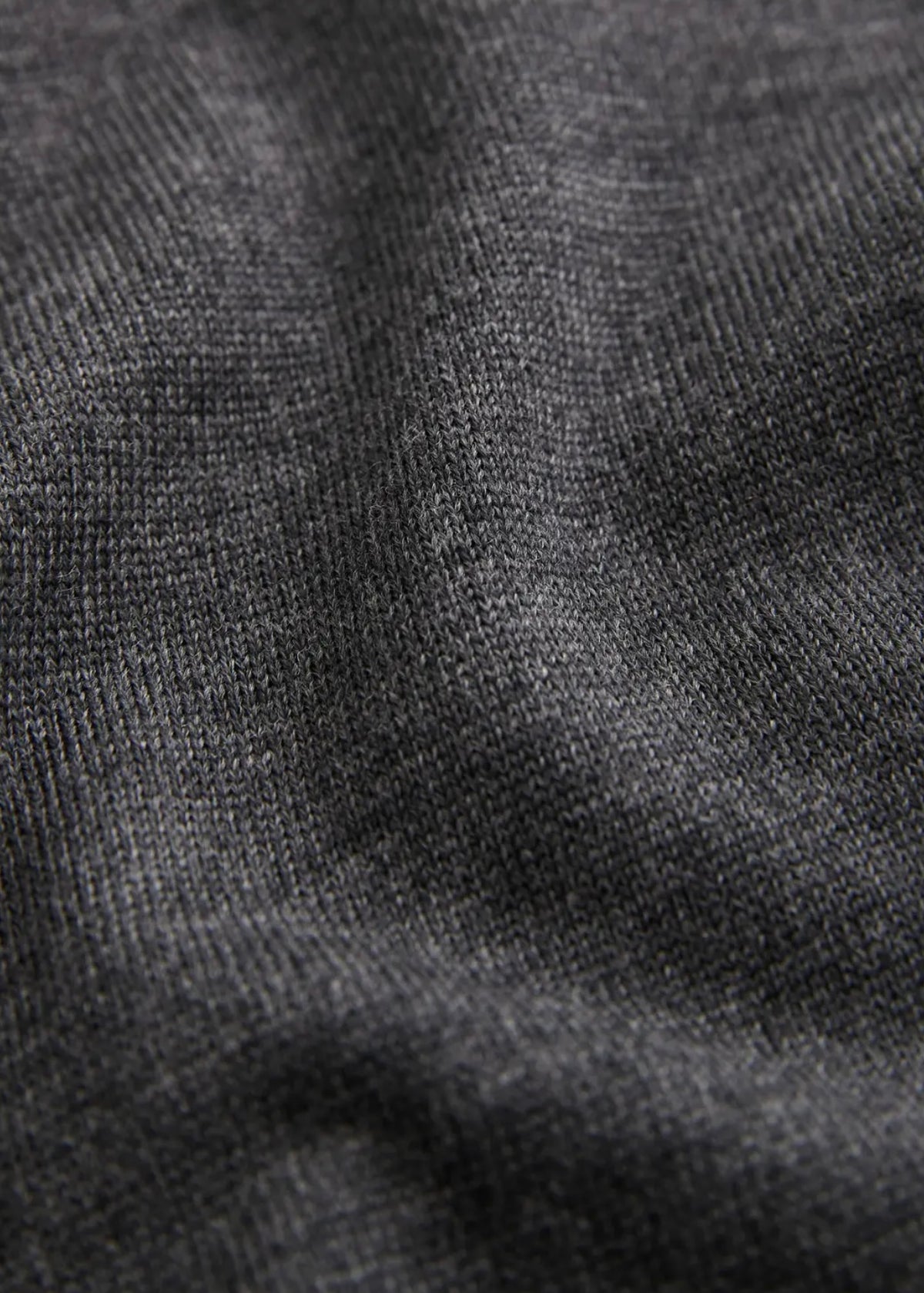 Merino John zip Grey