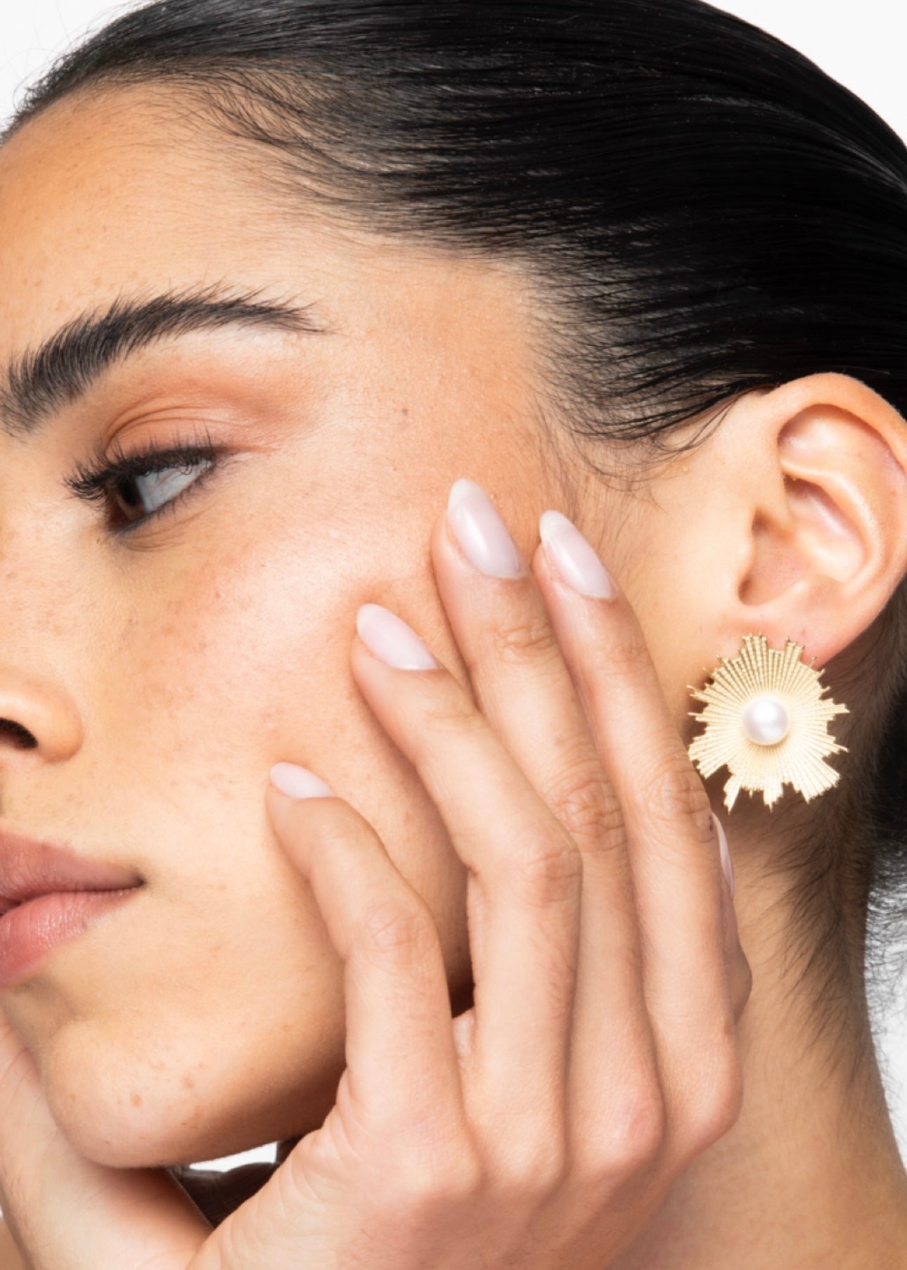 The Beam earring Gold