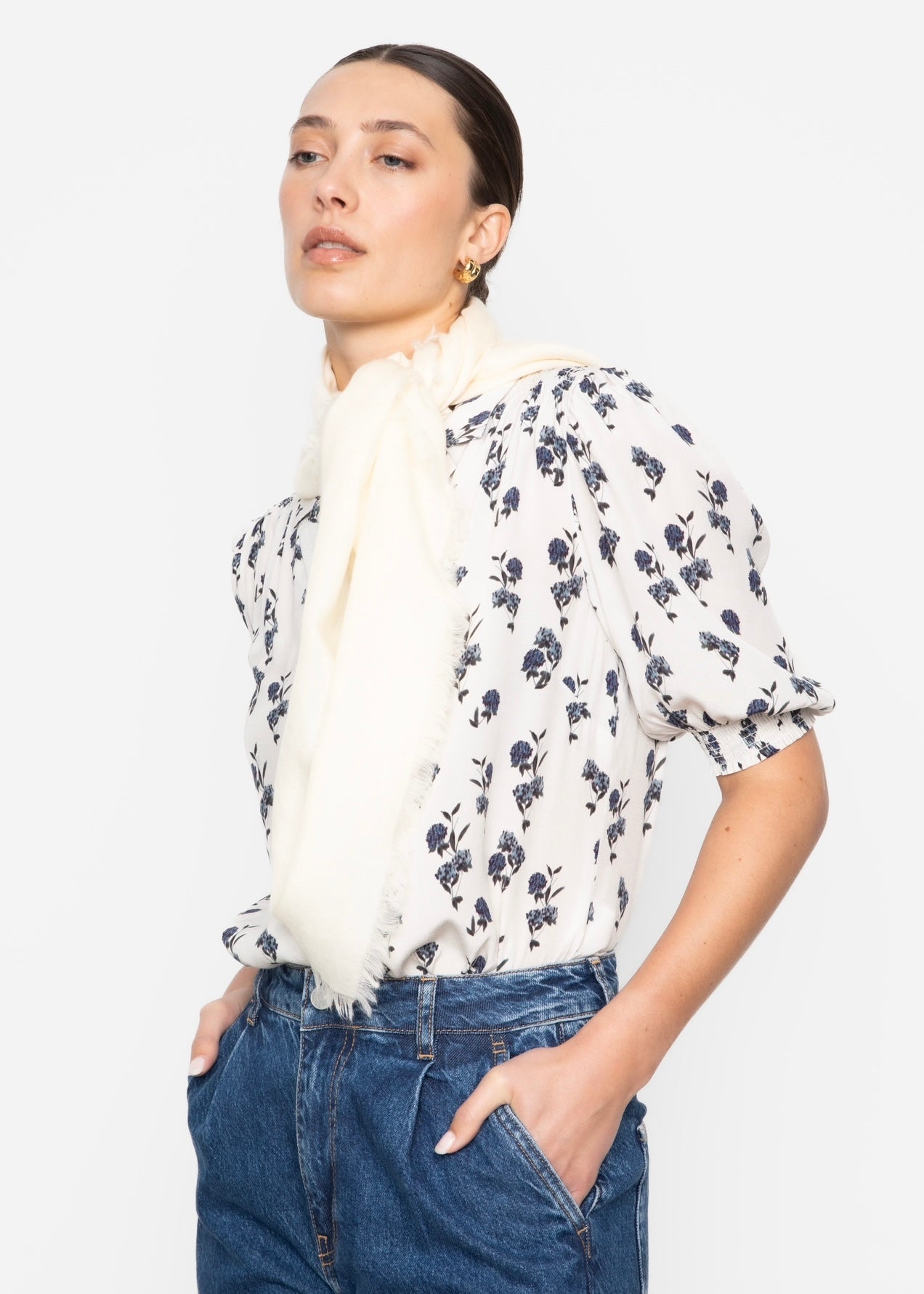 Camilla Pihl Agra scarf - Light Yellow