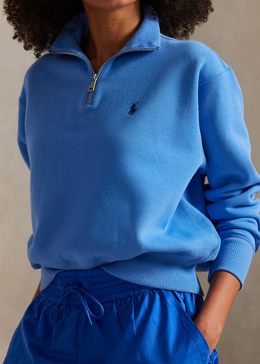 Ralph Lauren College zip - Summer Blue