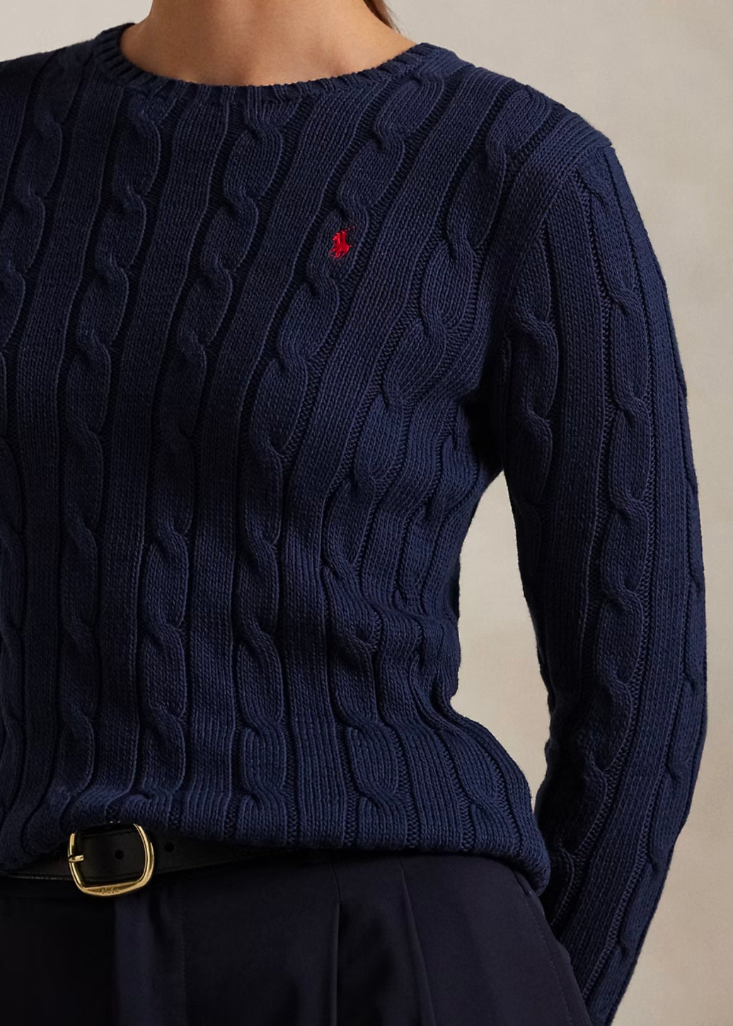 Polo Ralph Lauren Cotton Cable sweater - Navy