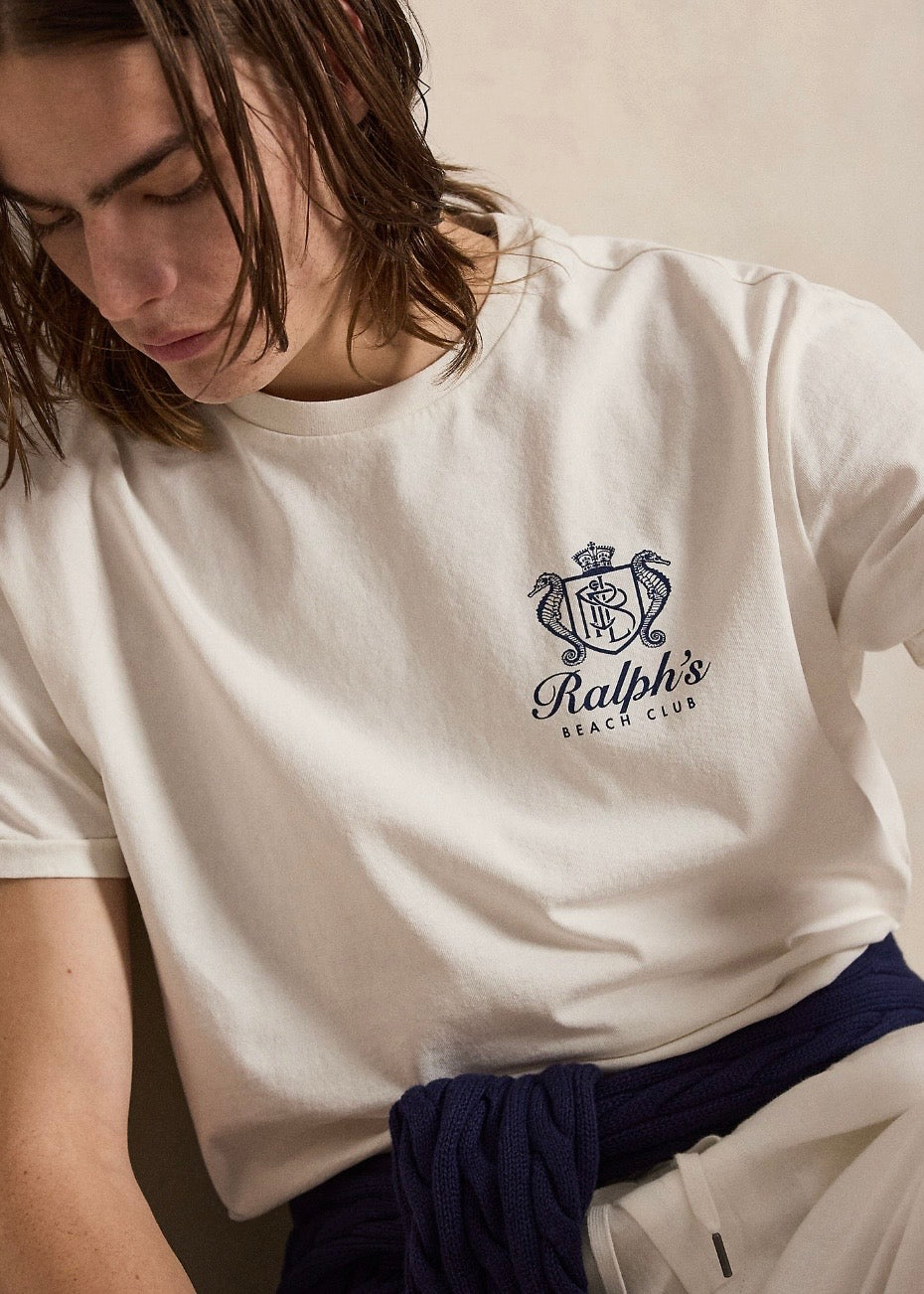 Jersey Graphic T-shirt Dechwash White