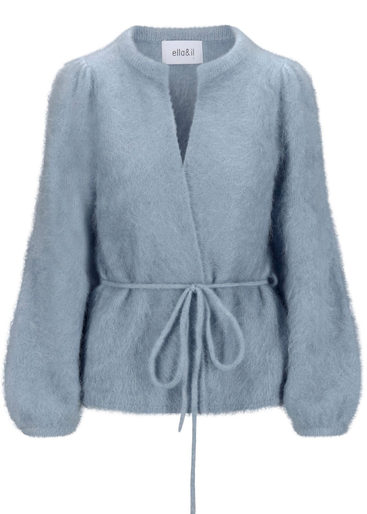 Fredrikke Chunky Cardigan Denim Blue
