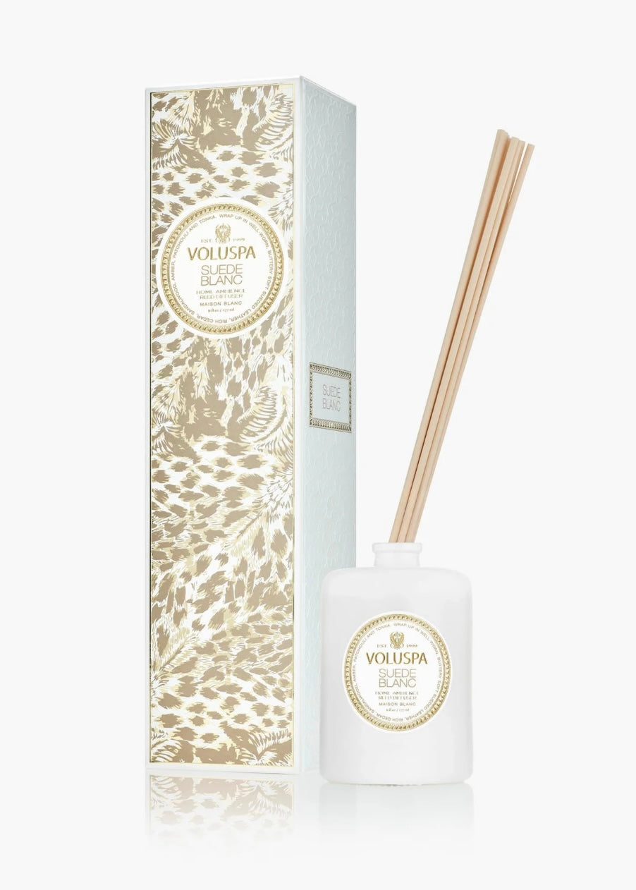 Reed Diffuser Suede Blanc