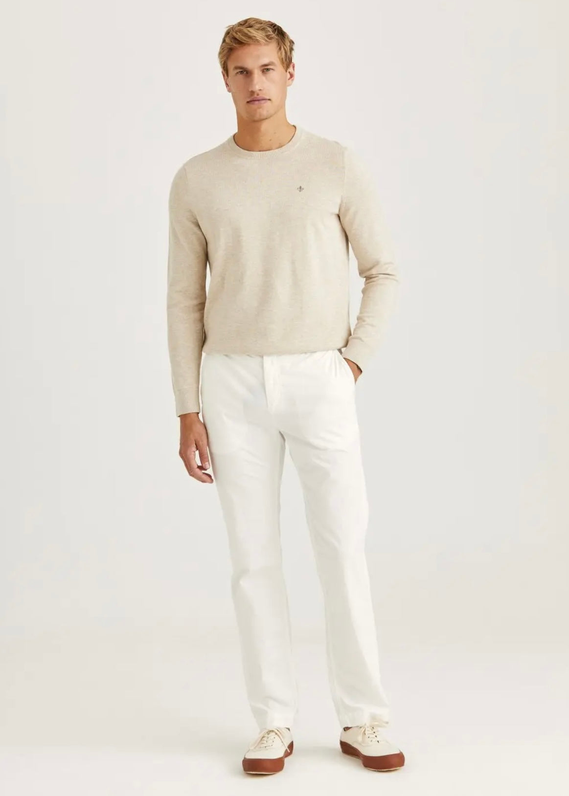 Morris Jeffrey Summer chino - Offwhite